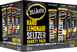 Mikes hard lemonade black and yellow pack