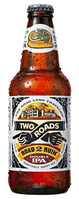 Two roads road 2 ruin beer bottle