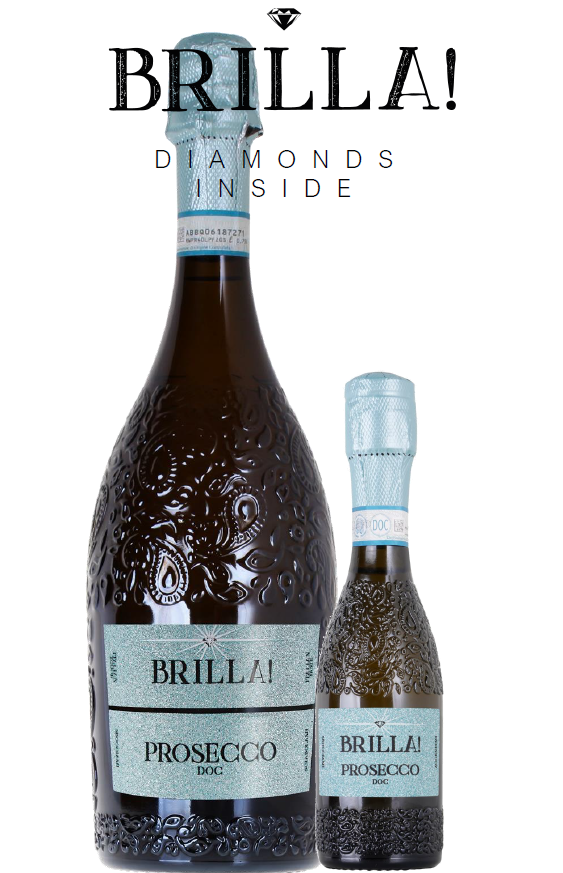 Brilla! blue bottles