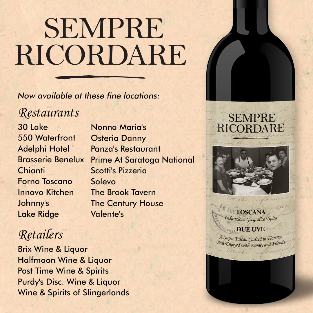 Sempre Ricordare wine bottle