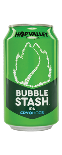 Bubble stash green can