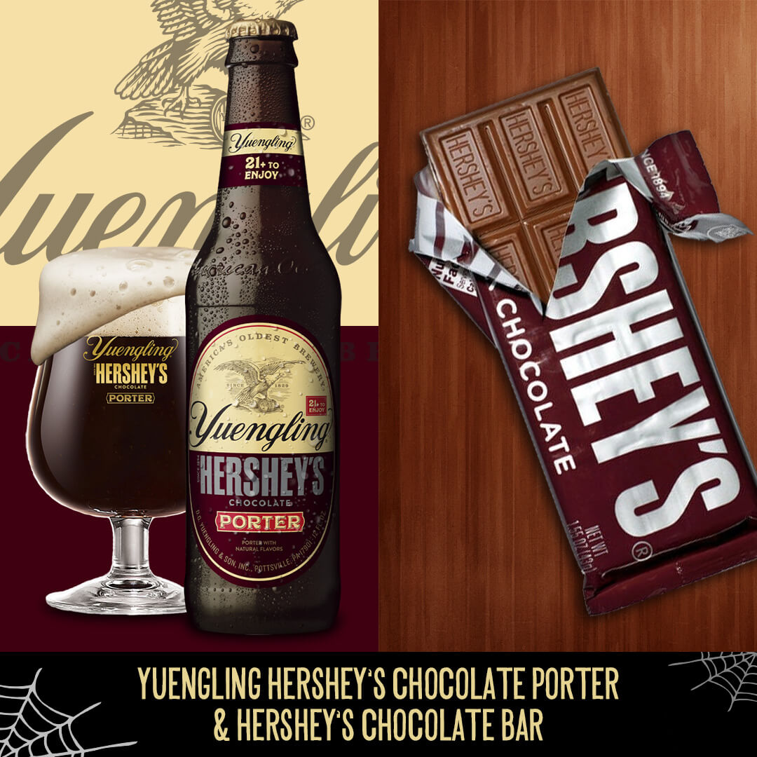 Yuengling hersheys bottle and chocolate